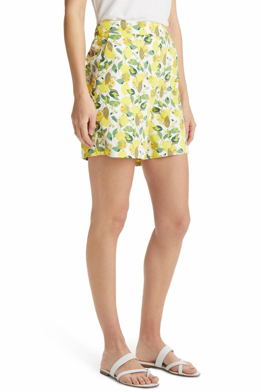 Boden Women’s Lemon Print Pull-On Shorts – Size US 4 (UK 8) $88